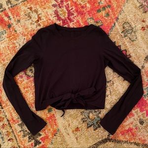 Lululemon tie front top